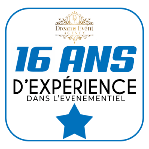 16 ans d'expérience dans l'événementiel